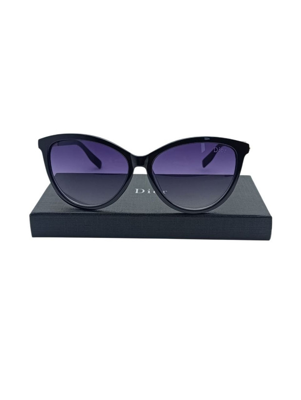 عینک آفتابی Dior مدل 6053 مشکی رنگ از نمای روبرو