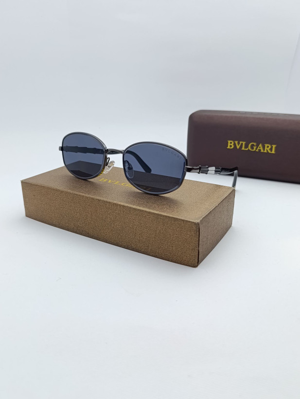 عینک آفتابی بیضی زنانه بلگاری مدل C626 رنگ مشکی براق