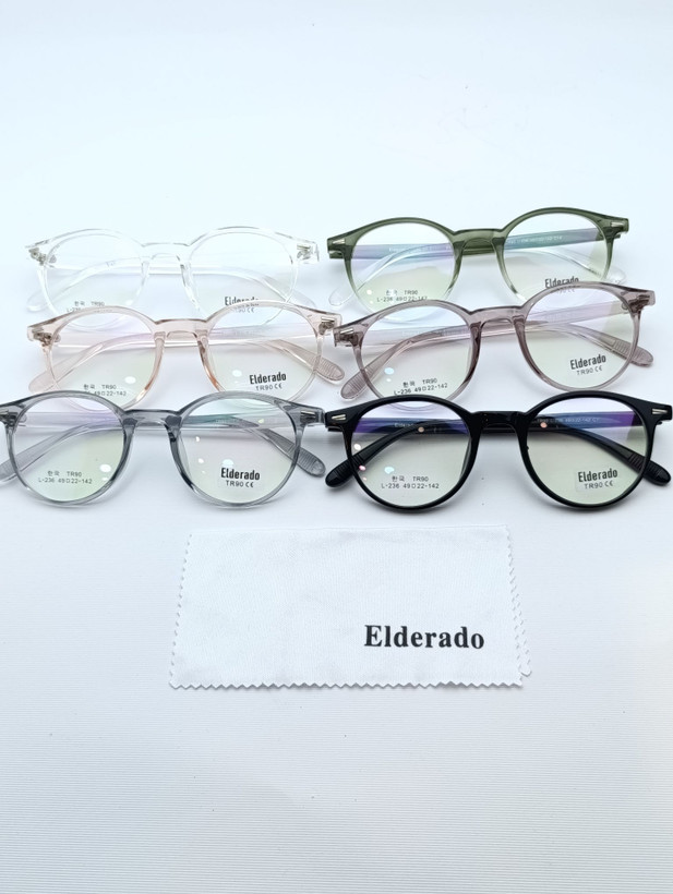 فریم عینک طبی الدرادو (Elderado) مدل L-236؛ بدنه TR90 نشکن و ضدحساسیت